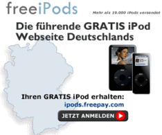 Holen Sie sich Ihren kostenlosen Apple iPod! Hier klicken!