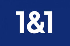 Das Logo von 1&1 (verlinkt mit 1und1.de)